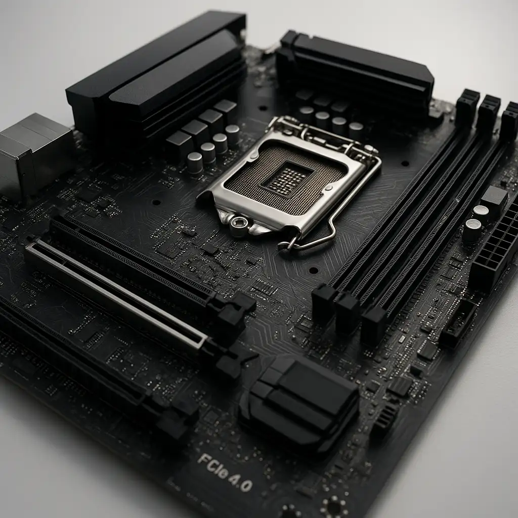 Bo mạch chủ Intel H610 với khe cắm PCIe 4.0 x16 dành cho card đồ họa