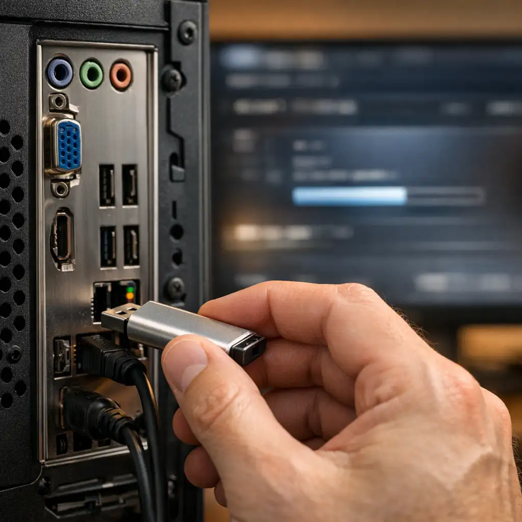 Cách update BIOS mainboard A320 bằng USB.