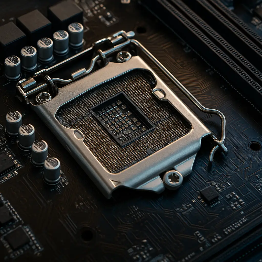 Cận cảnh bo mạch chủ Gigabyte H110M-DS2 với socket LGA 1151