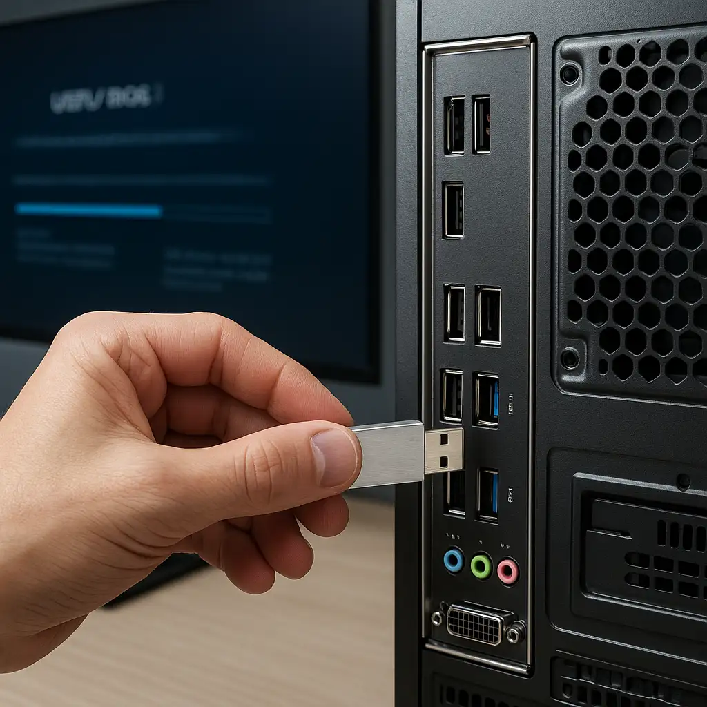 Hướng dẫn update BIOS cho mainboard Z170 bằng USB flash drive.