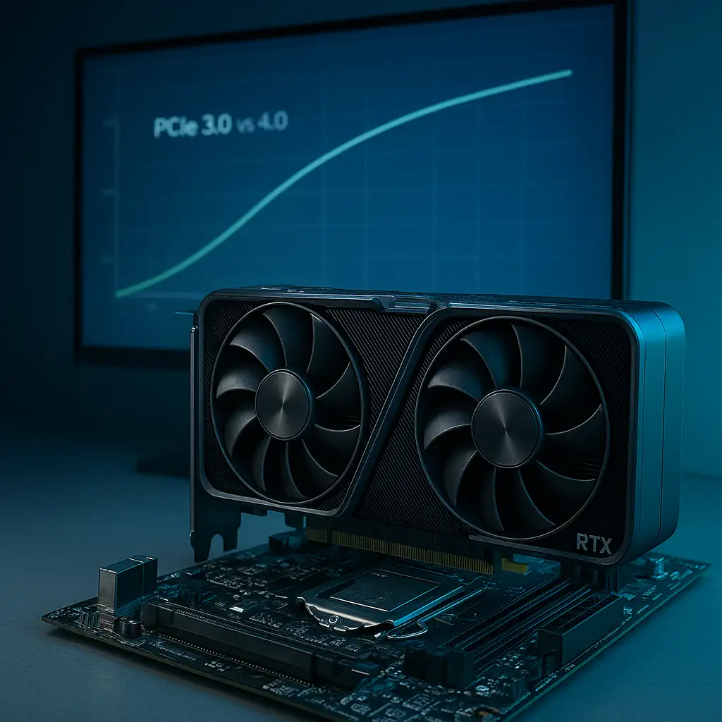 Minh họa hiệu năng RTX 3050 trên nền tảng PCIe 3.0 của main H110