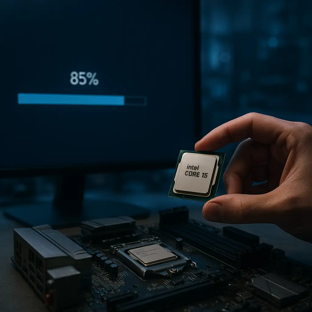 Quá trình cập nhật BIOS cho mainboard H410 để nhận diện CPU thế hệ mới