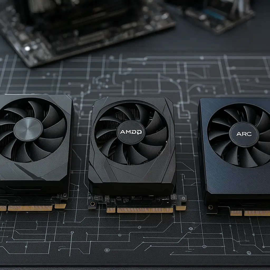 So sánh các card đồ họa GTX 1650, RX 6400 và Arc A380 cho máy tính cũ