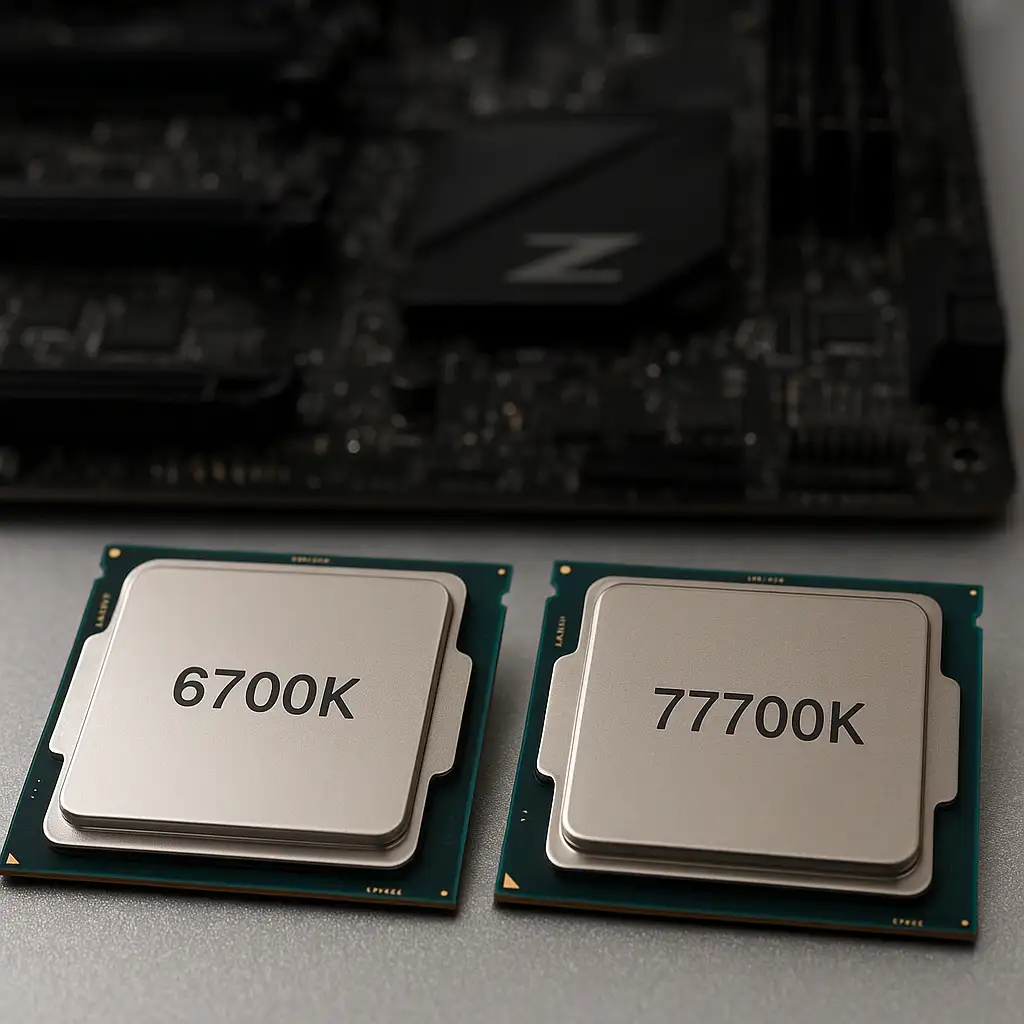 So sánh CPU Intel Core i7-6700K và i7-7700K trên nền bo mạch Z270