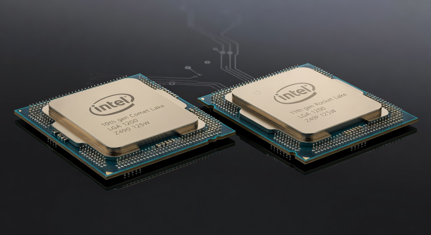 So sánh CPU Intel Core i9-10900K gen 10 và i9-11900K gen 11
